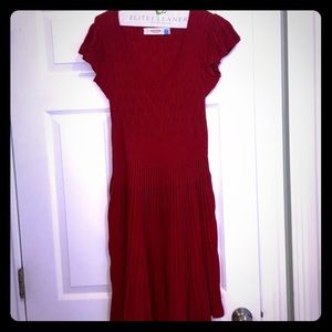 Sparrow Red Anthropologie Dress